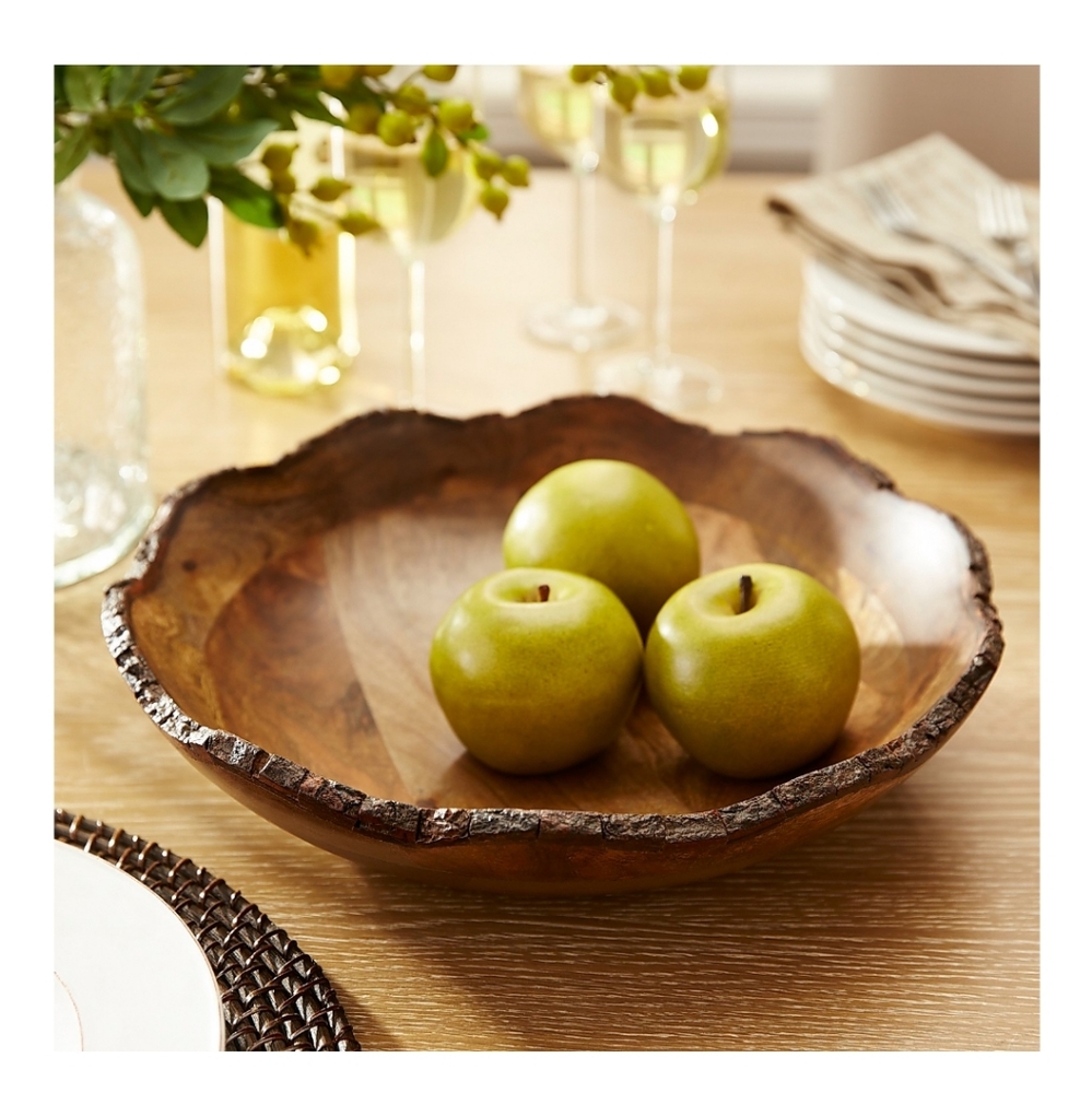 Pier 1 Dakota live wood edge bowl